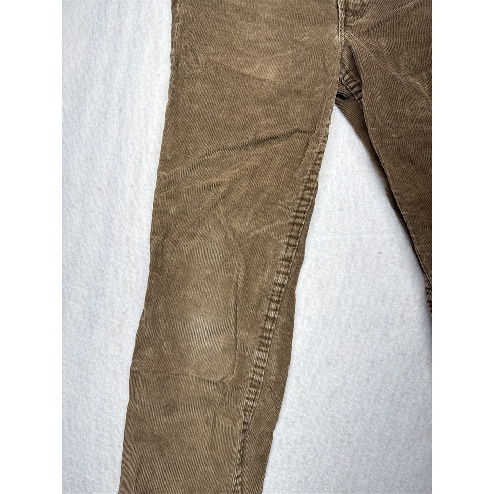 Vintage Levis 419-1529 Brown Corduroy Slim Fit Pants Made in USA 24x26 White Tab - Picture 15 of 16